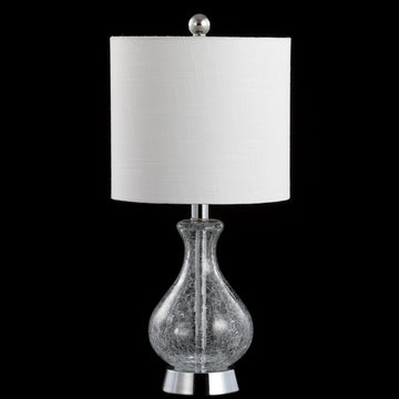 Playa 21" Metal/Bubble Glass LED Table Lamp - JONATHAN Y